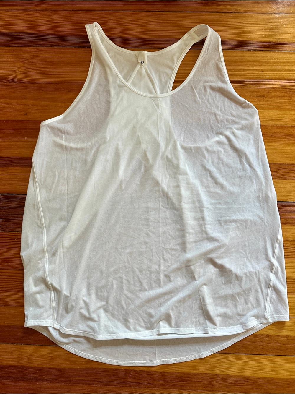 lululemon athletica White Racerback Tank